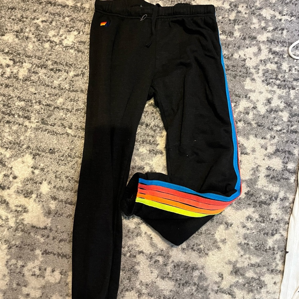 Aviator Nation Black Neon 5 Stripes